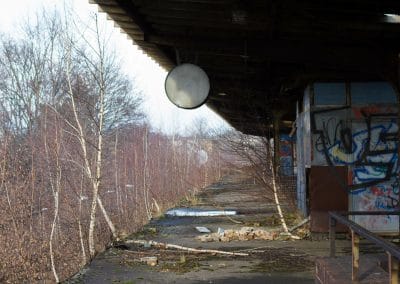 Abandoned Berlin Siemensbahn S Bahn railway line 1351
