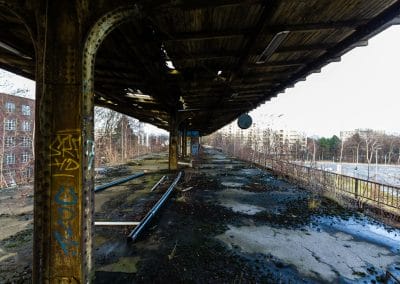 Abandoned Berlin Siemensbahn S Bahn railway line 1392