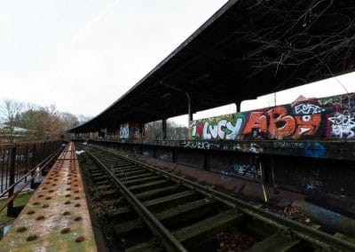 Abandoned Berlin Siemensbahn S Bahn railway line 1481