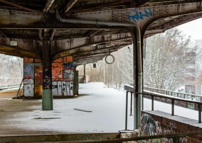 Abandoned Berlin Siemensbahn S Bahn railway line 1623