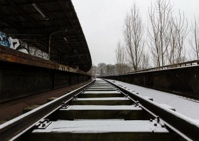 Abandoned Berlin Siemensbahn S Bahn railway line 1656