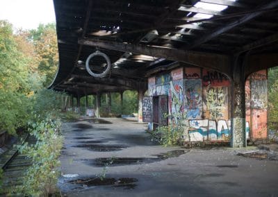 Abandoned Berlin Siemensbahn S Bahn railway line 2019 1071