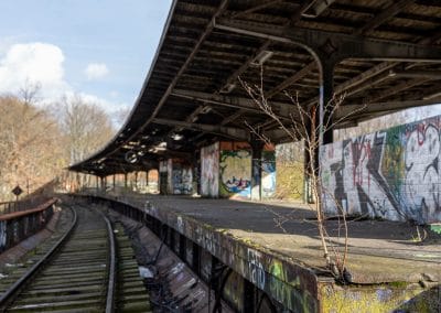 Abandoned Berlin Siemensbahn S Bahn railway line 2021 4040