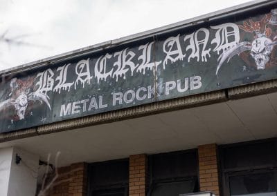 Abandoned Berlin Blackland metal rock pub 2447